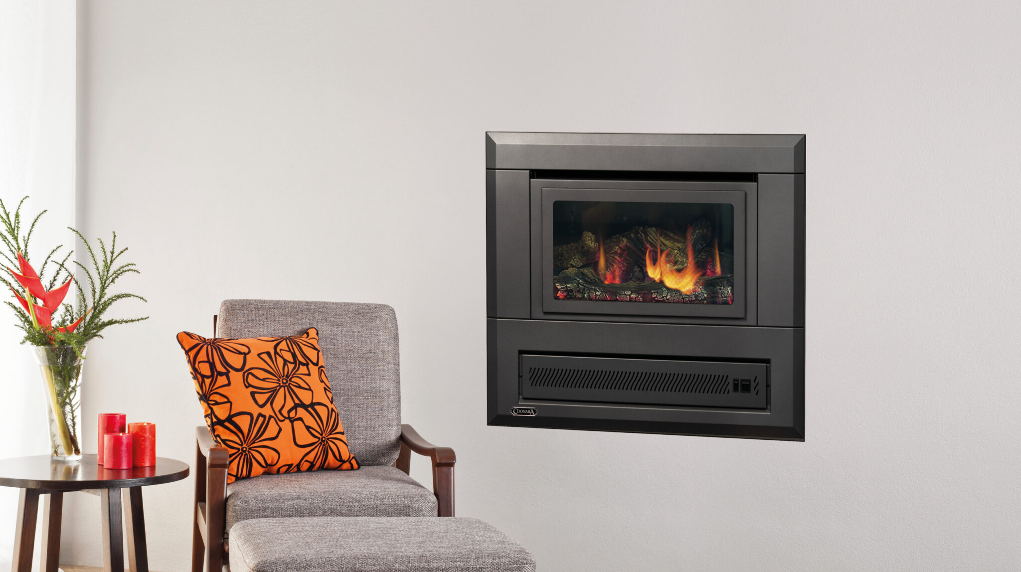 Gas Log Fires - Balance Flue Archives | Rinnai Gas Log Fires, Heating ...